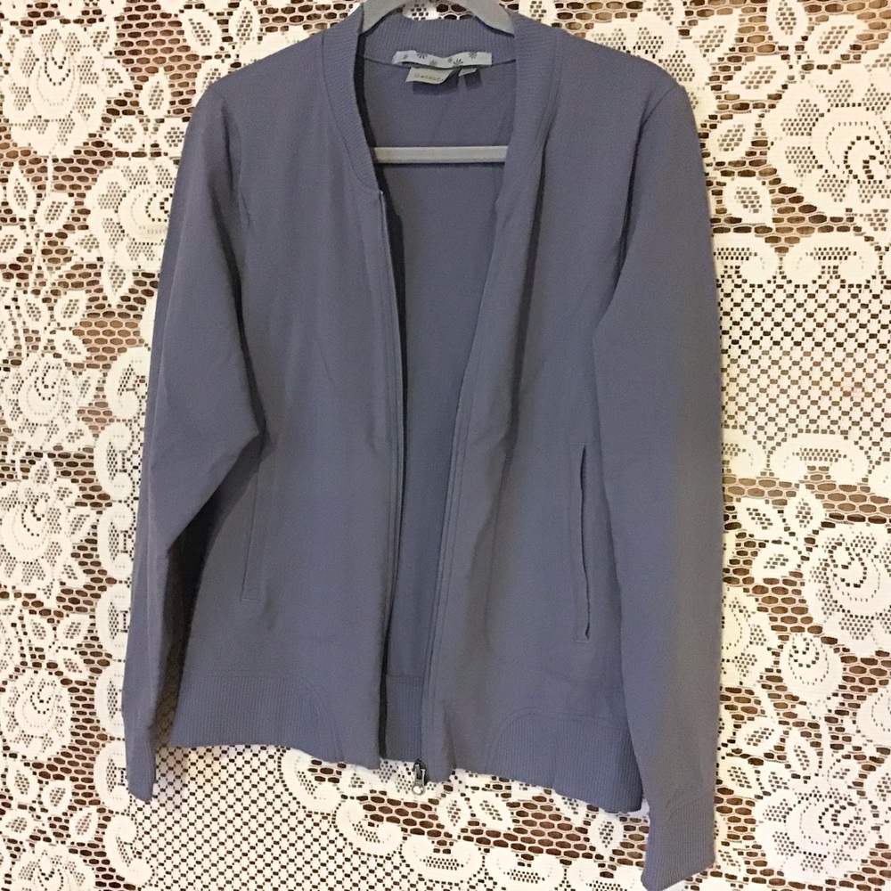 Athleta Full Zip Jacket V-Neck - Picture 2 of 7